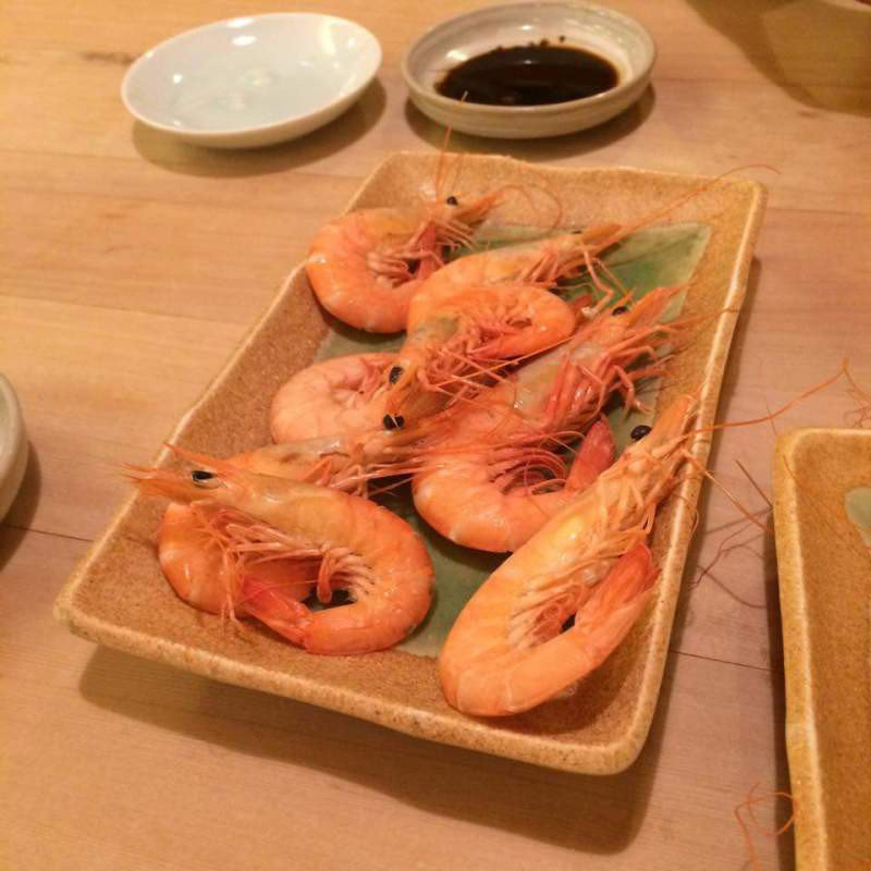 茹でえび(三平寿司)