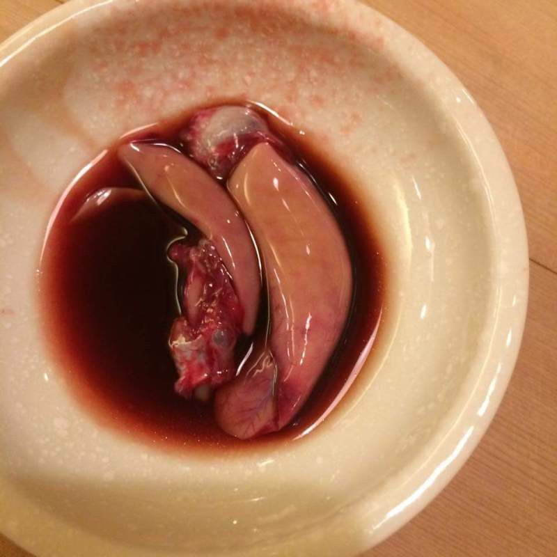 鰻の肝(三平寿司)