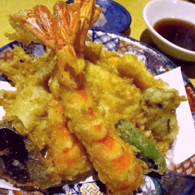 天ぷら盛合せ(津之国屋三惚)