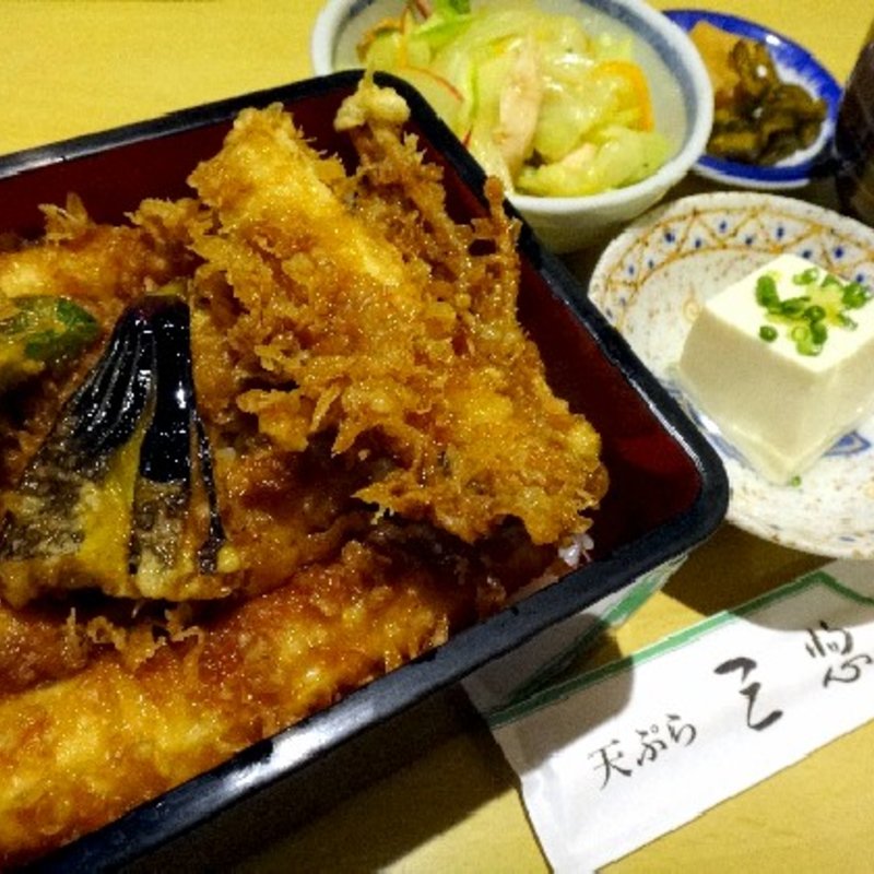 穴子天重(津之国屋三惚)