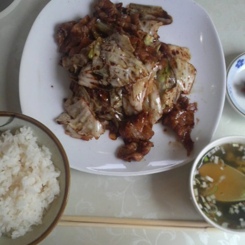 回鍋肉定食（Aセット）(三春駒 )