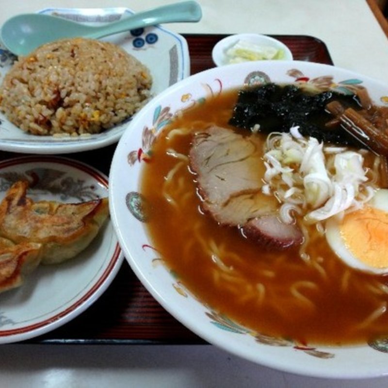 ラーメン定食B(三栄ラーメン)