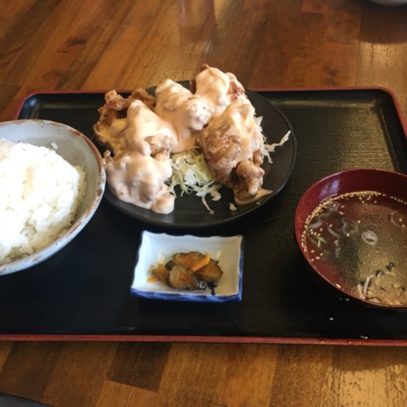 唐マヨ定食(三浦家)
