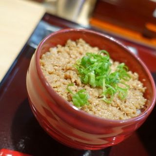担麺とライスセット(中華居酒屋三百宴や 赤坂店)