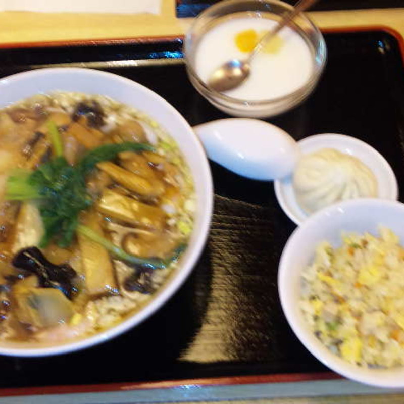 うま煮そば＆半チャーハン(上海味わい)