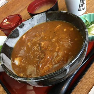 カレー丼(武蔵庵)