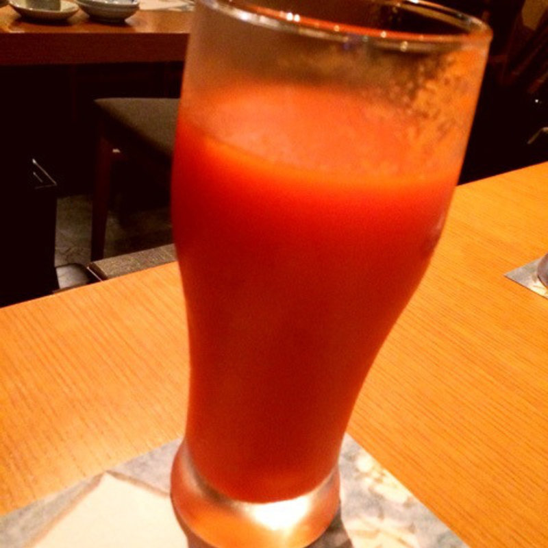 キャロットジュース(和食 上越やすだ 恵比寿店)