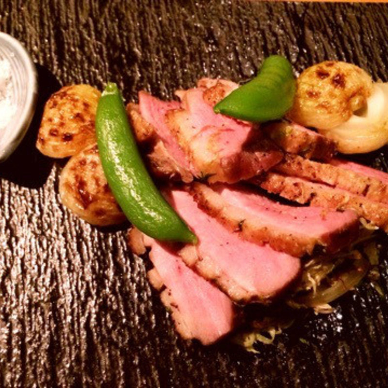 鴨肉のグリル(和食 上越やすだ 恵比寿店)