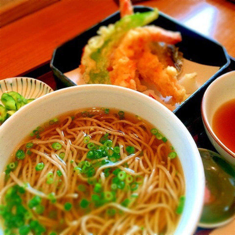 天麩羅ソバ(不生庵茜舎 )