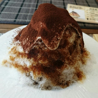 かき氷ティラミス(与八郎カフェ)