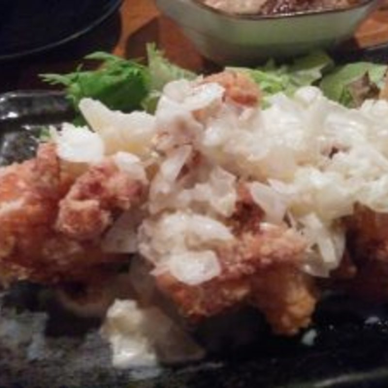 唐揚げのらっきょうタルタル(丑寅 （ウシトラ）)