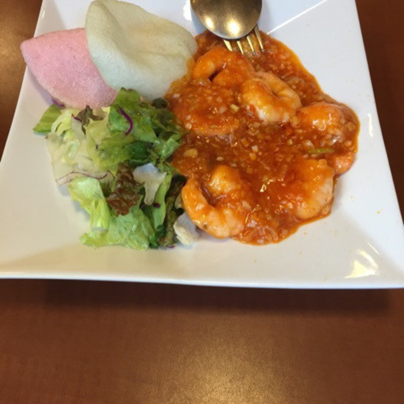 エビチリ(中国四川料理　湖南飯店)