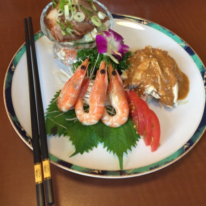 三種冷菜盛り合わせ(中国四川料理　湖南飯店)