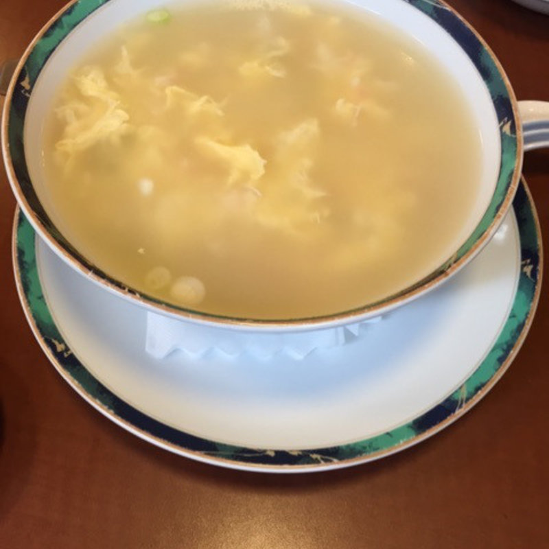蟹入り雑炊(中国四川料理　湖南飯店)