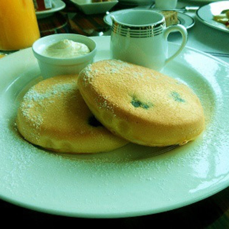 パンケーキ(チャイナブルー)