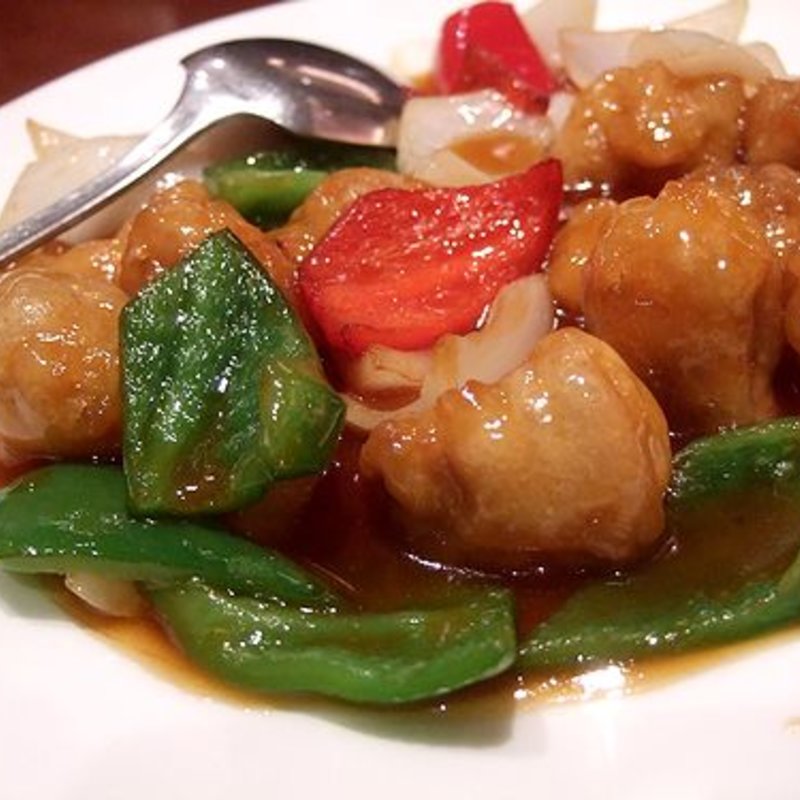 酢豚　糖醋肉塊(中国料理　大名　華風)