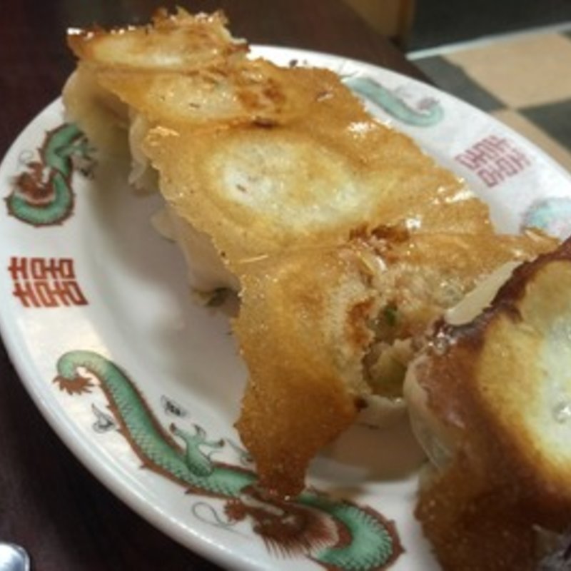 羽根付餃子(中国家庭料理金春新館)