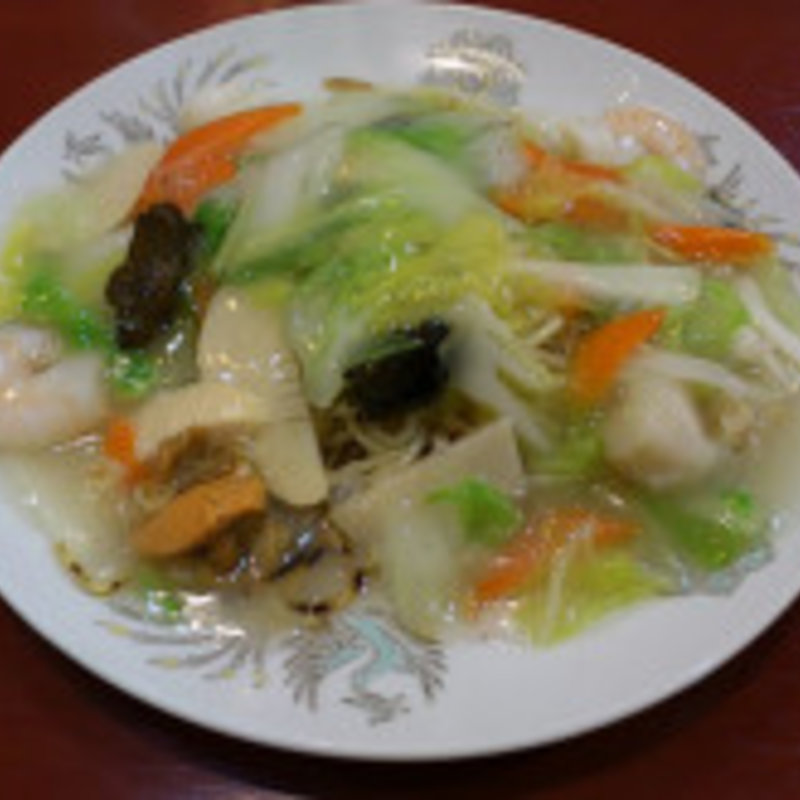 海鮮あんかけ焼きそば(中国料理興龍)