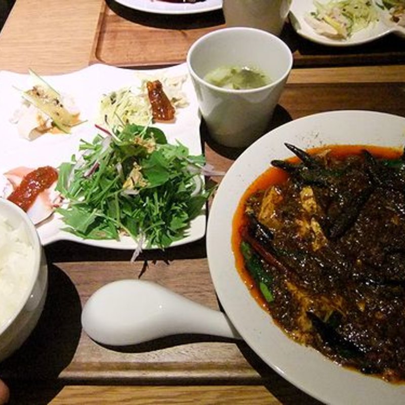 四川麻婆豆腐定食(中国菜四合院凛丹)