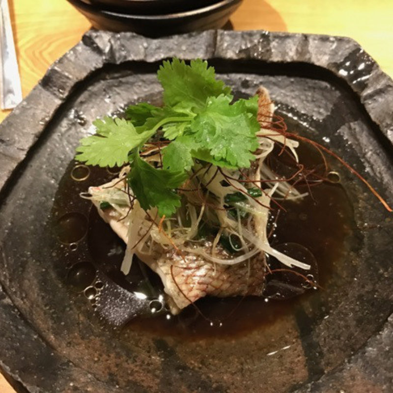真鯛の広東風蒸し(中国菜 ｓｈｉｎｐｅｉ)