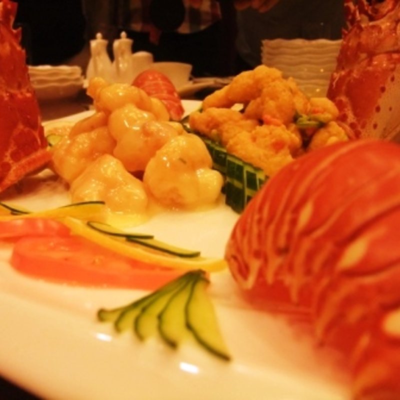 伊勢海老の二種料理(中国食府 双龍居 天満駅前店 )