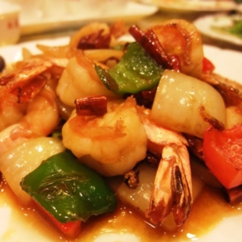 大海老と唐辛子炒め(中国食府 双龍居 天満駅前店 )