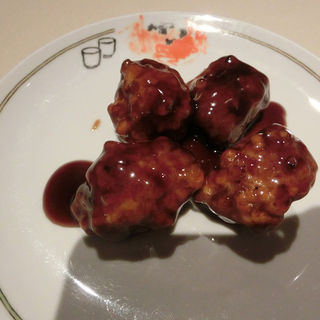 黒酢の酢豚(中国飯店 富麗華)