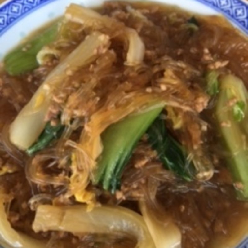 ひき肉と春雨炒め(聚寳園)