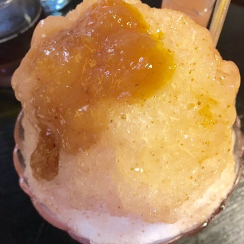 9月限定イチジク氷(中村軒 （なかむらけん）)