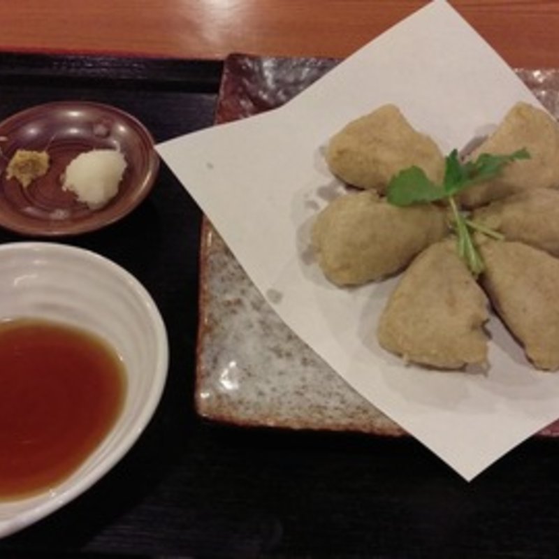 揚げそばがき(中清そば店)