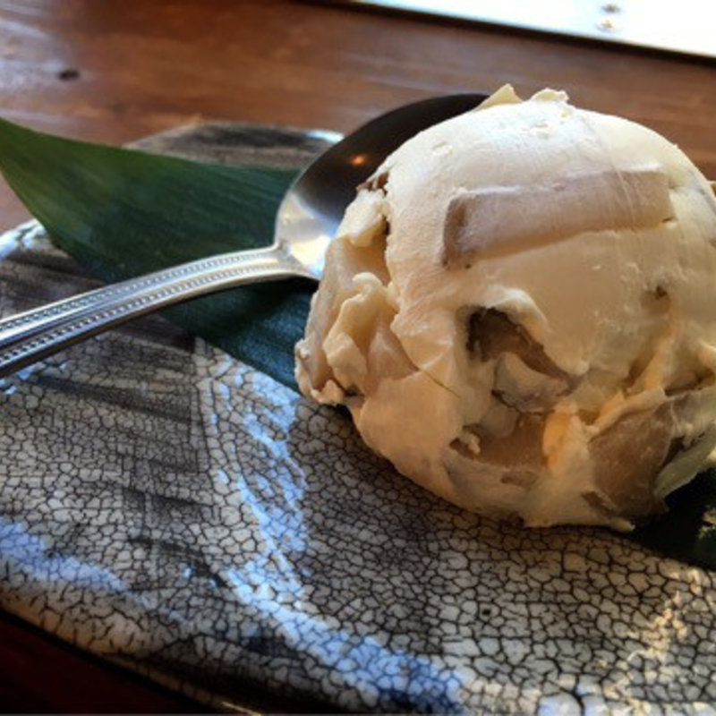 いぶりがっこクリームチーズ(炭火ダイニング ABE-YA)