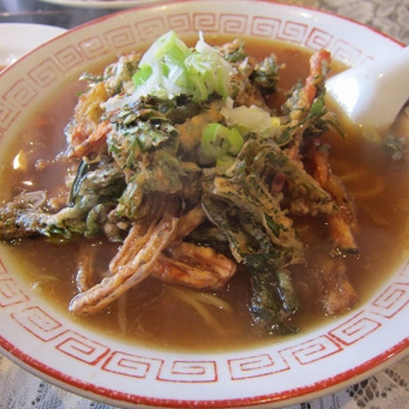 かき揚げラーメン(中華 上海 )