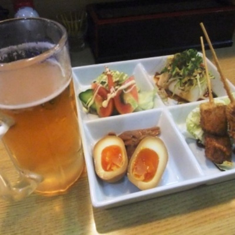 ビールモーニング(中華そば Hanzen)