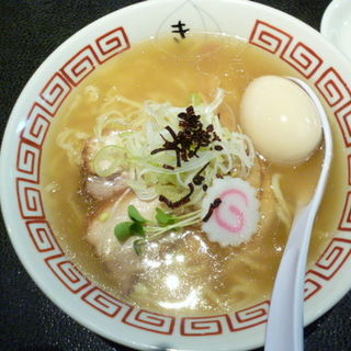 あっさり中華そば玉子入り(中華そば きび)