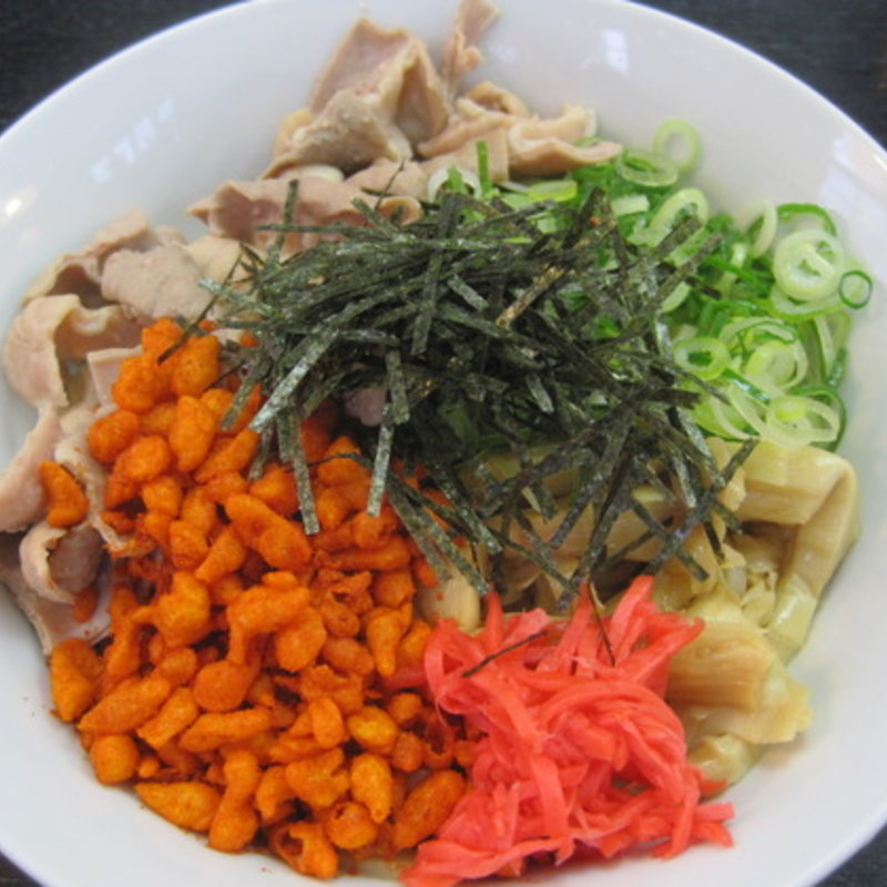 汁なし豚モツそば(中華そば 上々 )