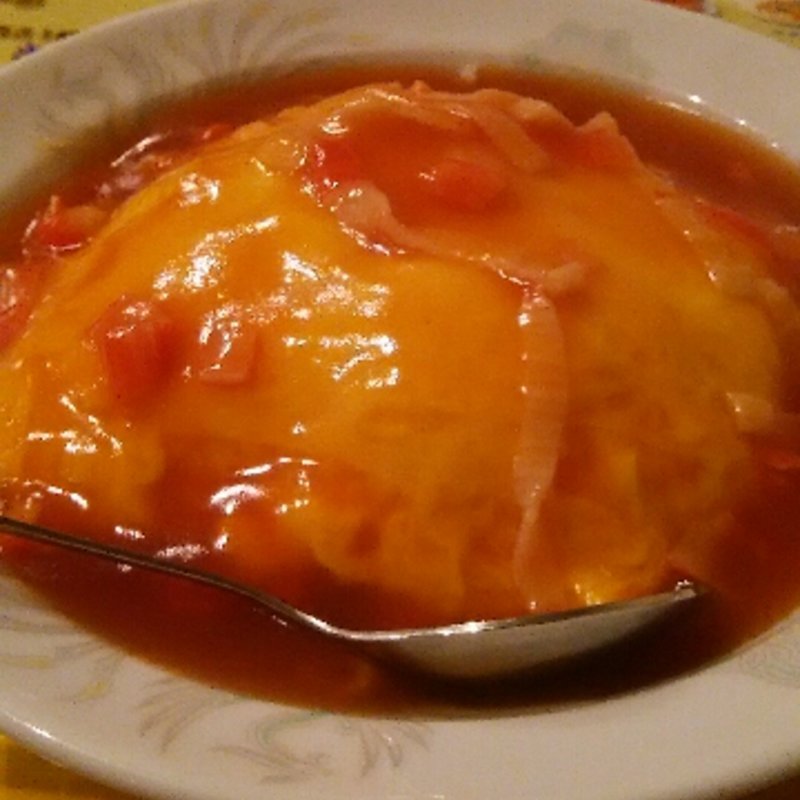 天津飯(中華料理 全家福)