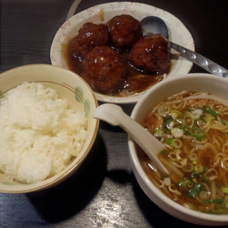 本日の日替わりセット（肉団子甘酢）(中華料理 味園 本店)