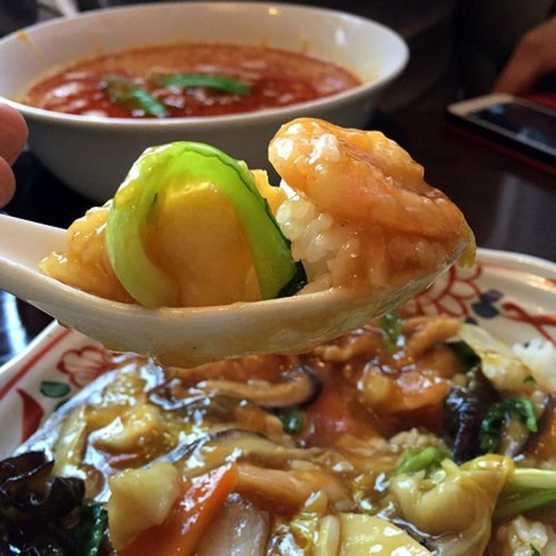 五目かけご飯(中華料理 頤和園（いわえん）博多駅前店)