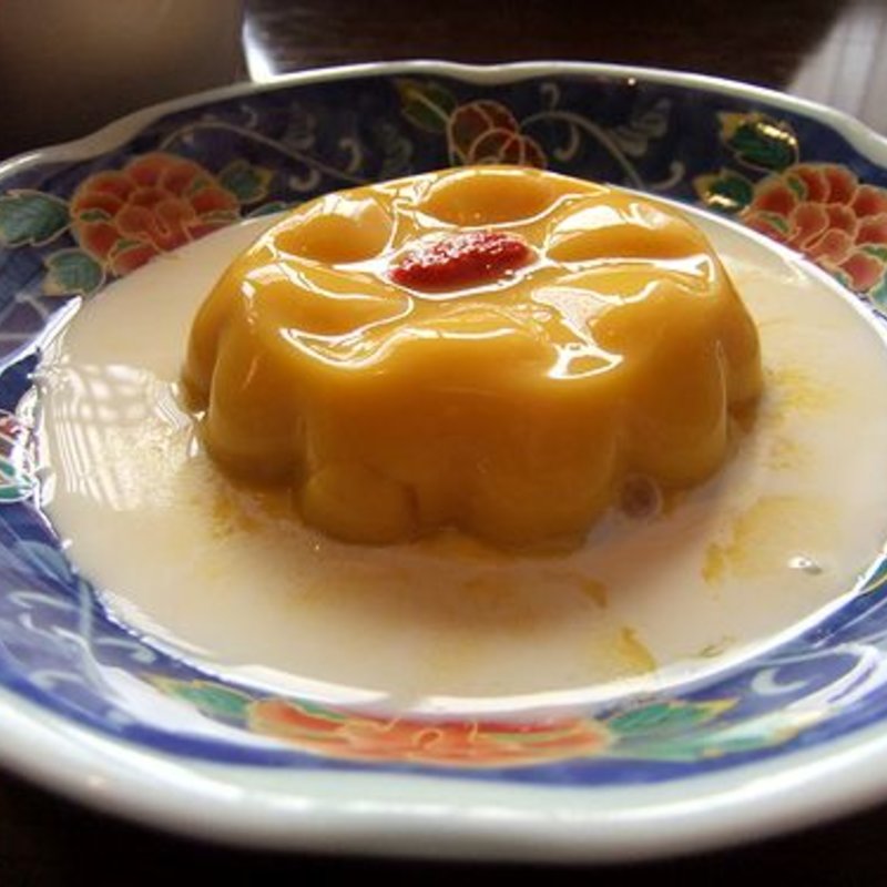 果肉入りマンゴープリン(中華料理 頤和園（いわえん）博多駅前店)