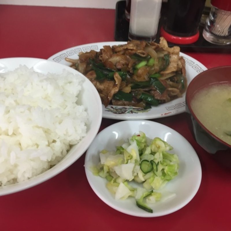 サービス定食(中華柳月)