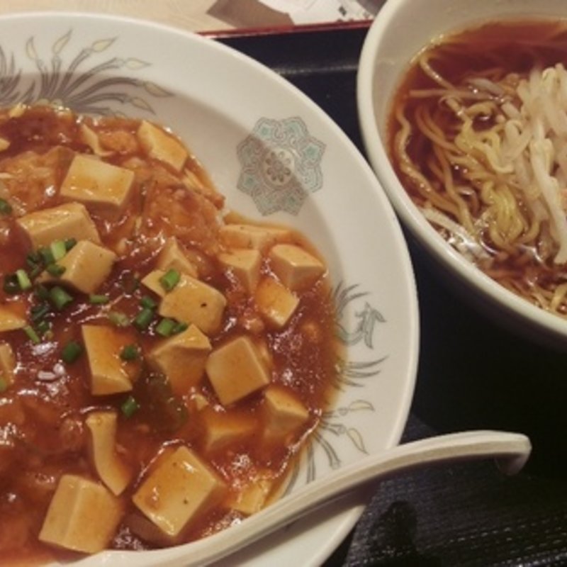 麻婆豆腐定食(中華食堂一番館)