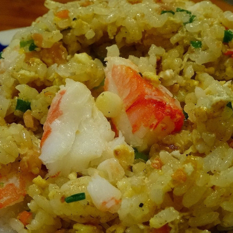 蟹炒飯(餃子菜館てんじく 西明石店)