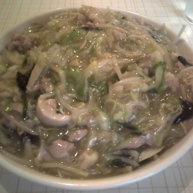 トリ皿うどん(中華飯店ながさこ)