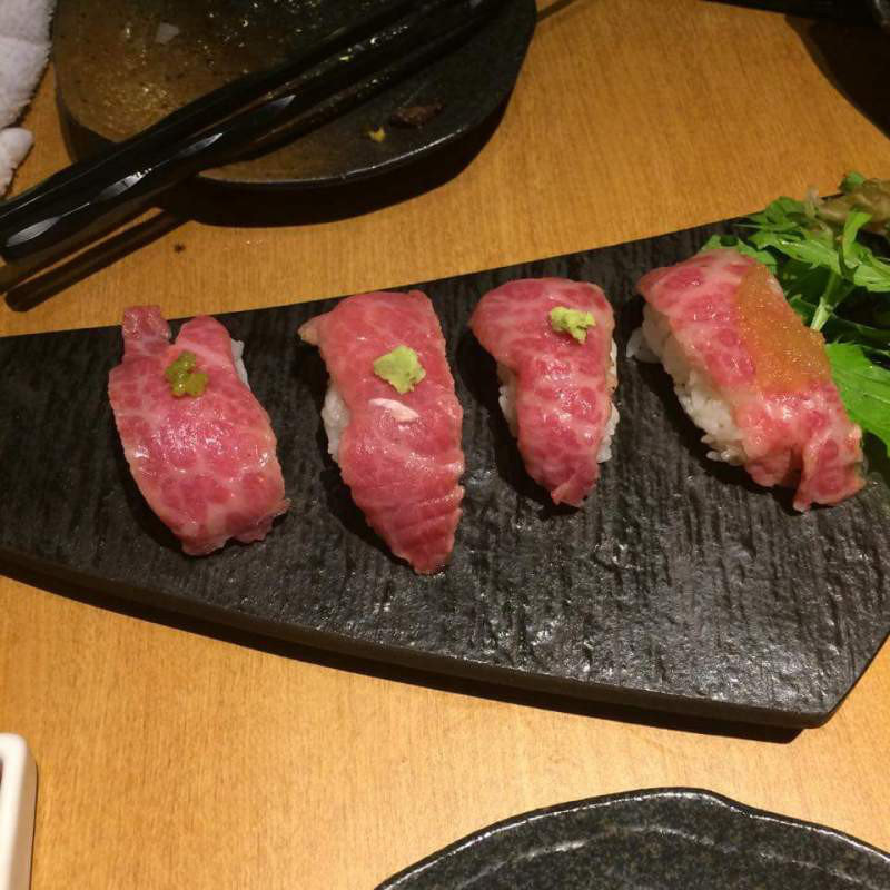 牛肉握り(串イッカ )