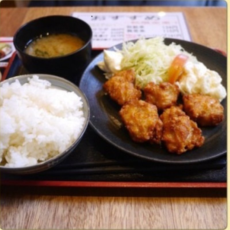 唐揚げ定食(串かつ でんがな 横須賀中央店 )