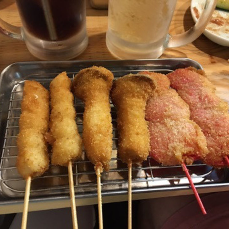 いかとんび、エリンギ、紅ショウガ(ふみ屋 錦橋店)