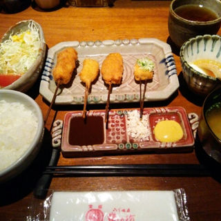 串カツランチ(串の坊 阪急うめだ店)