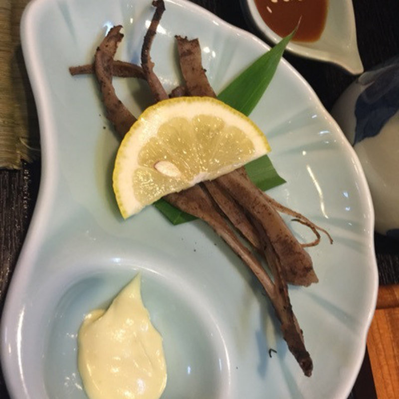 ウミタケの一夜干し(串勝 （くしかつ）)