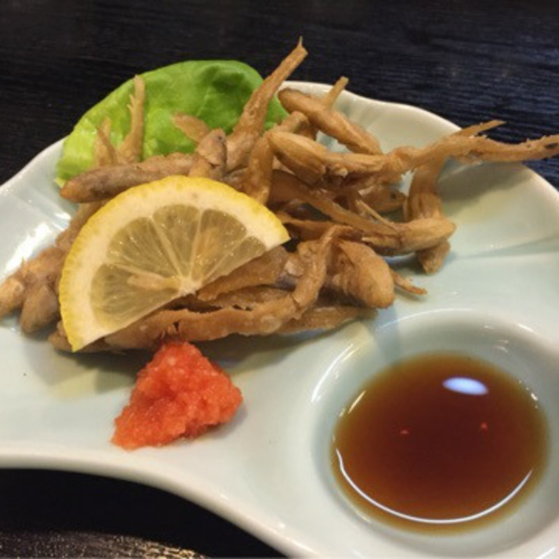 エツの唐揚げ(串勝 （くしかつ）)