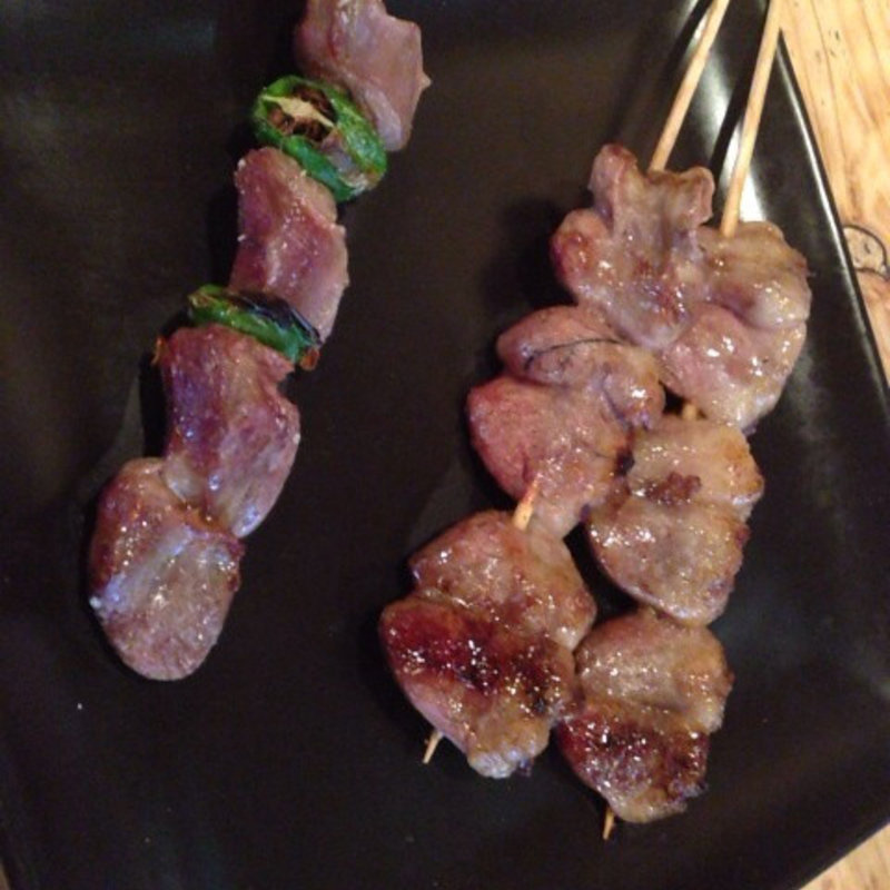 砂肝ししとう＆ハツ(串山平八郎 （くしやまへいはちろう）)